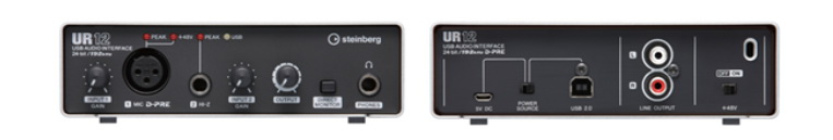 兼容iPad/Mac/PC，实现高品质录音的Steinberg USB音频接口UR12发布