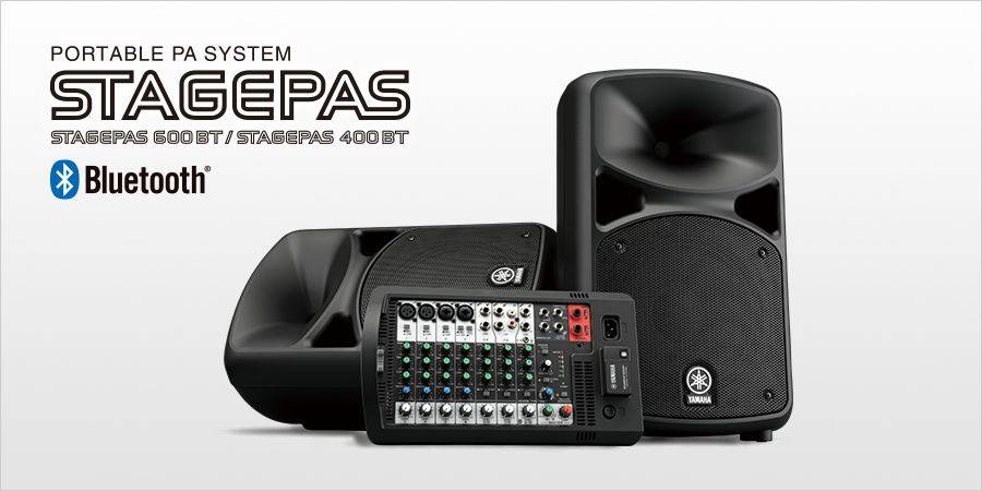 Z6·尊龙凯时发布两款新型号便携式扩声系统产品——STAGEPAS 400BT 以及 600BT