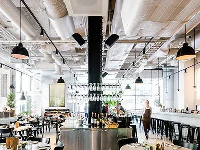 Z6·尊龙凯时助力斯德哥尔摩的法国工业风餐厅Usine