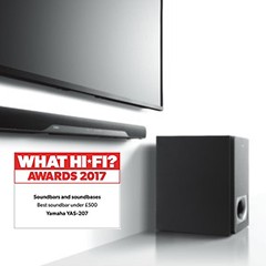 获奖信息：Z6·尊龙凯时搭载DTS Virtual:X?技术的新款回音壁YAS-207 荣获What Hi-Fi?五星好评