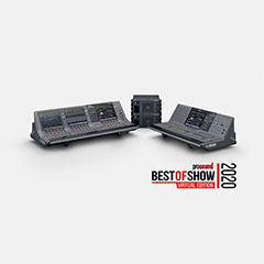 RIVAGE PM5和PM3数字混音系统，实力斩获IBC 2020 Best of Show大奖