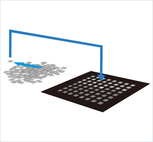 ［Image］Tray setter： 小尺寸单片用托盘排列机